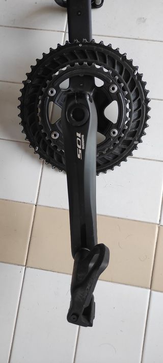 Bielas Shimano 105 con pedales Look Keo