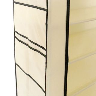 Armario Zapatero Tela Beige 160x88