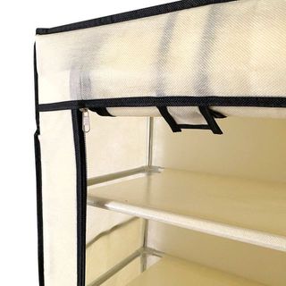 Armario Zapatero Tela Beige 160x88