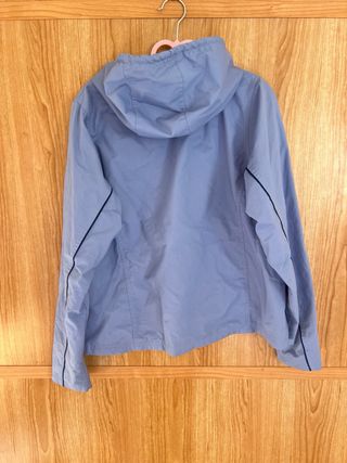 Chaqueta Adidas Vintage Azul Talla M con Capucha