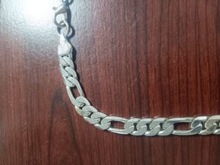 Cadena plateada bisutería