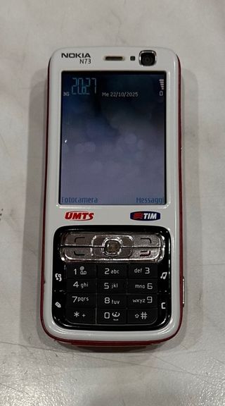 Nokia N73 bianco/rosso