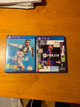 FIFA 19 y FIFA 21 PS4