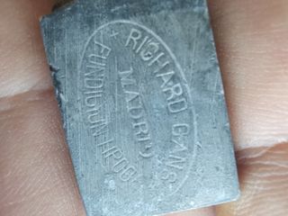 Plancha Cliche Grabado Imprenta Antigua