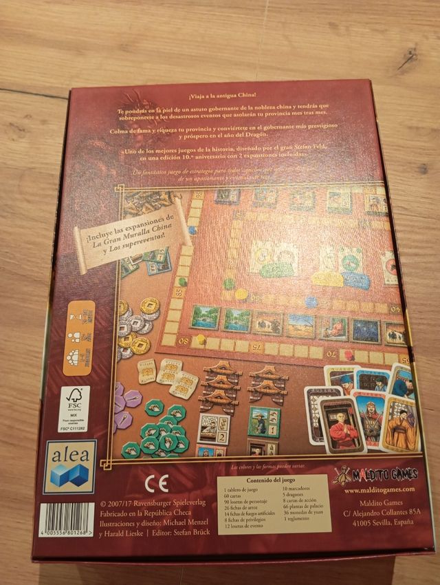 En el Año del Dragón Juego de Mesa