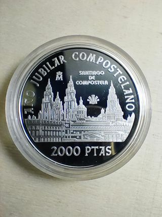 Lote 3 Monedas 2000 Ptas Serie Jacobeo 1999