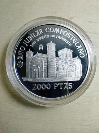 Lote 3 Monedas 2000 Ptas Serie Jacobeo 1999