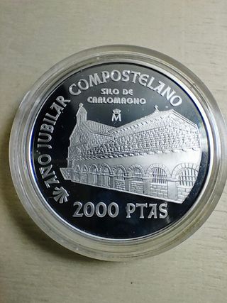 Lote 3 Monedas 2000 Ptas Serie Jacobeo 1999