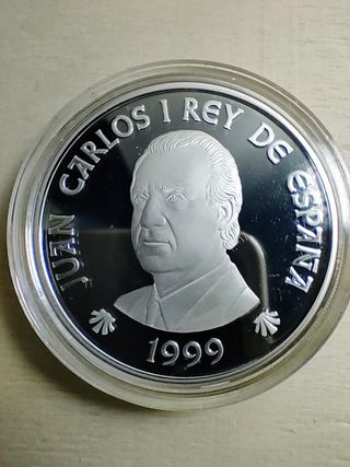 Lote 3 Monedas 2000 Ptas Serie Jacobeo 1999