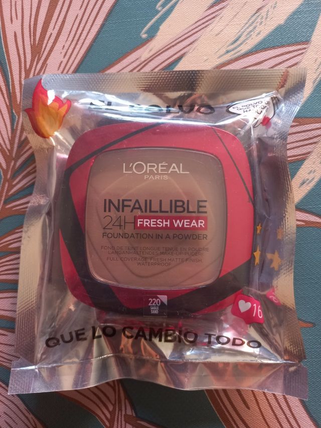 L'Oréal Infallible Maquillaje Compacto 220 Sable