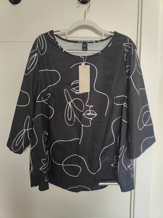 Camiseta Estampado Abstracto Talla XL