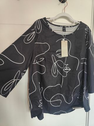 Camiseta Estampado Abstracto Talla XL