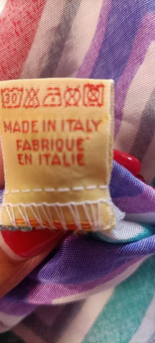 Camicia vintage fantasia zig zag