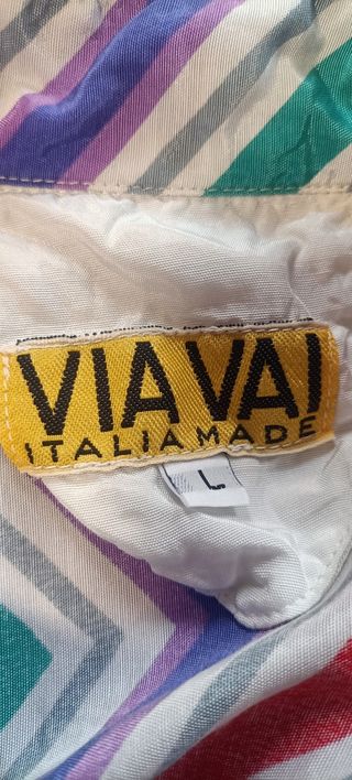 Camicia vintage fantasia zig zag