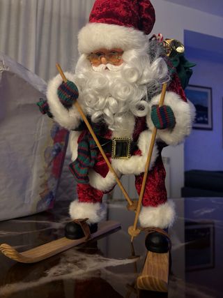 Babbo Natale con sci Giocoplast