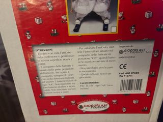 Babbo Natale con sci Giocoplast