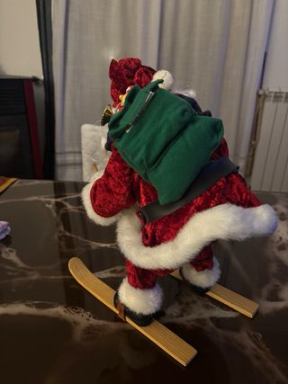 Babbo Natale con sci Giocoplast