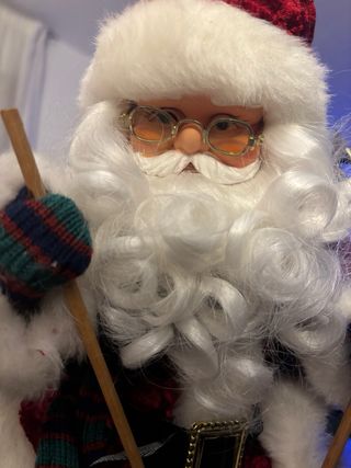 Babbo Natale con sci Giocoplast