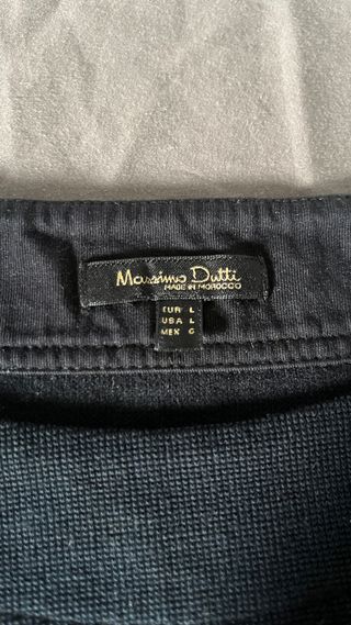 Blusa Massimo Dutti Negra - L