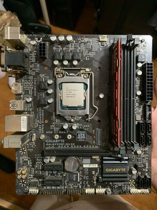 Placa Base Gigabyte GA-B250M-DS3H con Intel i5-750