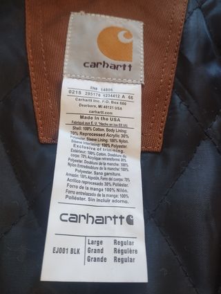Chaqueta Carhartt Detroit x NY Yankees Marrón