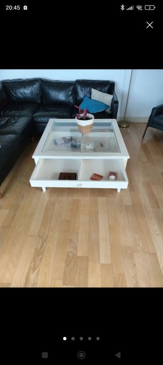 2 Mesas de centro blancas Ikea