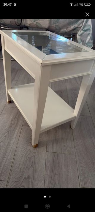 2 Mesas de centro blancas Ikea