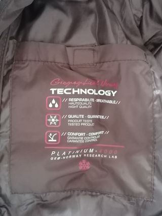 Cazadora acolchada geographical norway marrón