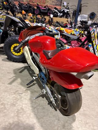 Mini Moto GP Roja y Blanca
