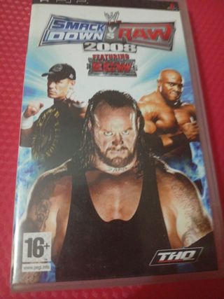 Videojuego PSP WWE SmackDown vs Raw 2008