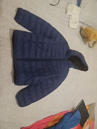 Chaqueta plumas niño azul 9-10 años