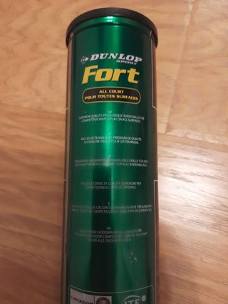 10 Pelotas de Tenis Dunlop Fort