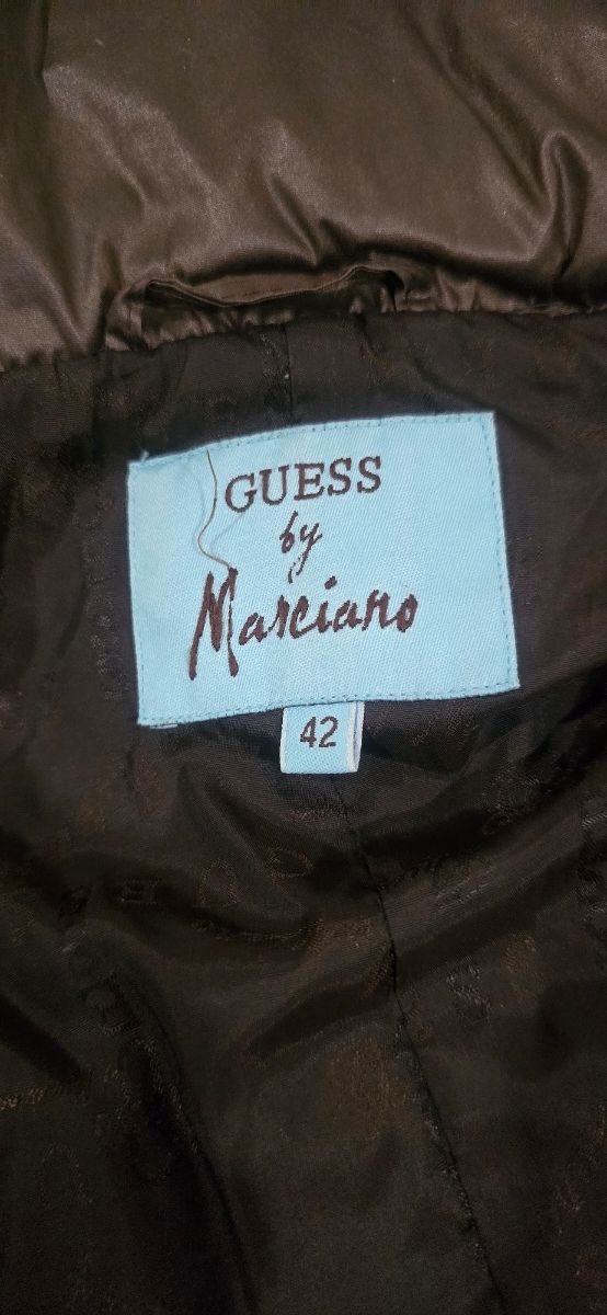 Guess by Marciano Plumas Largo Marrón