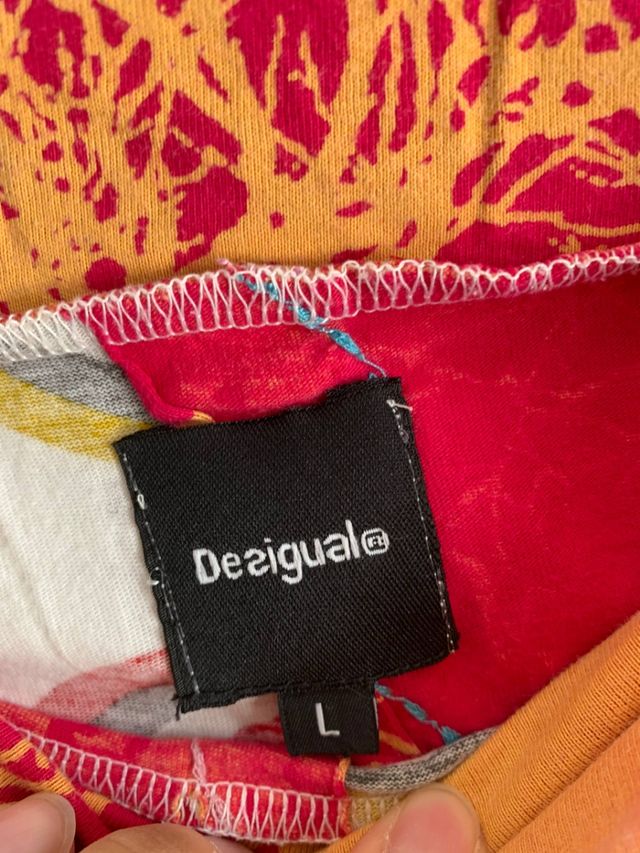 Falda Desigual Multicolor Talla L