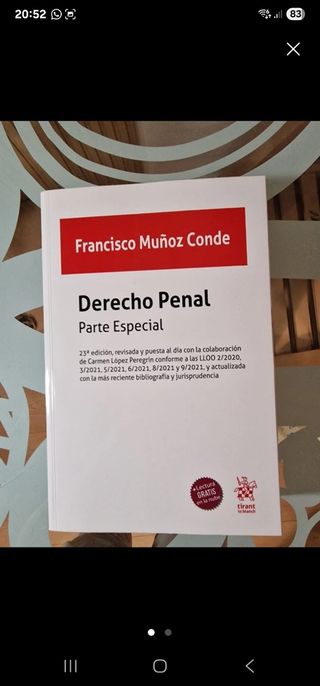 Derecho Penal: parte especial
