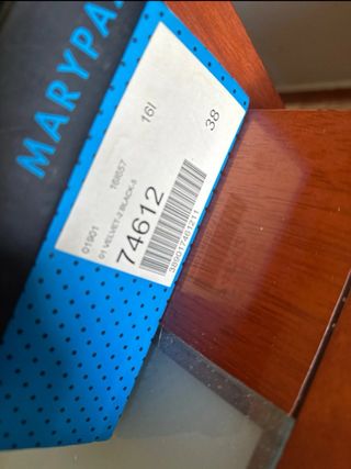 Zapatos MARYPAZ Tacón Medio Negro Talla 38
