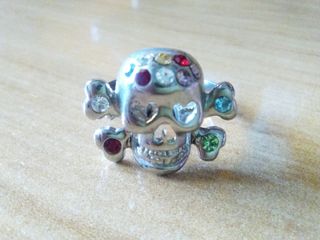 Anillo calavera