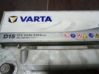 Batería Varta D15 12V 63Ah 610A Silver Dynamic