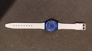 Swatch da donna blu e bianco