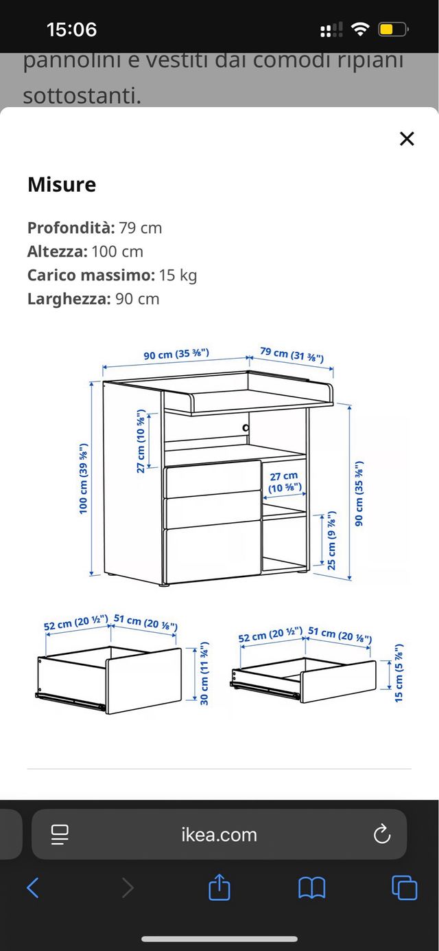 Fasciatoio IKEA scrivania