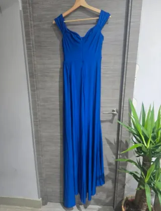 Vestido largo azul