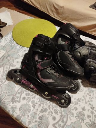 Patines Oxelo con protecciones, Talla 40