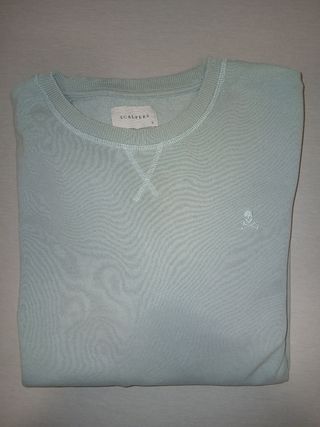 Sudadera Scalpers chico color verde claro. 