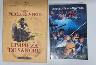 Lote de 2 libros de la colección Capitán Alatriste
