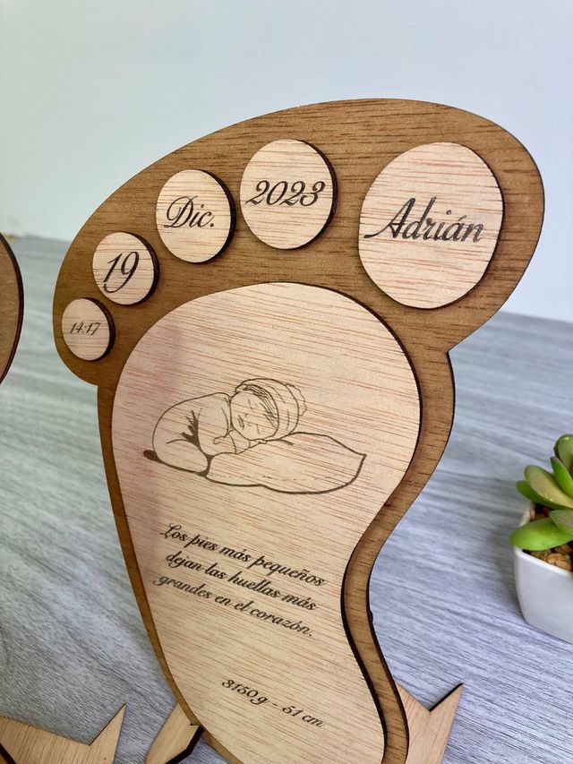 Natalicio Bebé Personalizado con Foto | Regalo