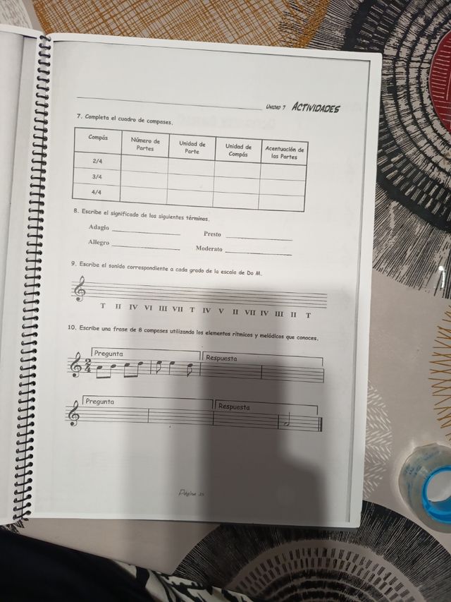 Libro Lenguaje Musical 1º Grado Elemental