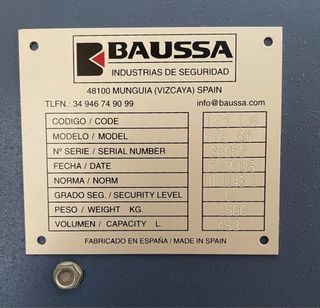 Caja Fuerte Baussa Gris Metálica