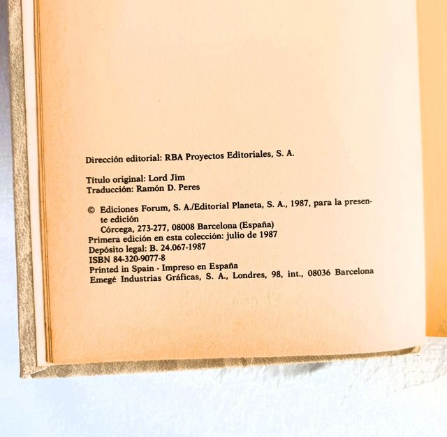 Lord Jim, Joseph Conrad (Spanish Edition)