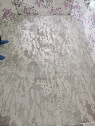 Alfombra Beige y Marrón