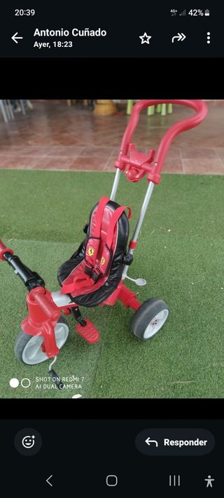 Triciclo infantil